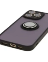 Buy Bizon Case Hybrid Ring Apple iPhone 16 Pro Max smoky with a black frame - BIZ7082 - {ean13} - Home Screen Store Europe