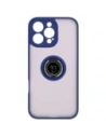 Kup Etui z uchwytem na palec Bizon Case Hybrid Ring do Apple iPhone 16 Pro Max przydymione z granatową ramką - BIZ7084 - {ean13} - Sklep Home Screen