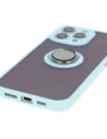 Kup Etui z uchwytem na palec Bizon Case Hybrid Ring do Apple iPhone 16 Pro Max kouřové s jasně modrým rámečkem - BIZ7085 - {ean13} - Sklep Home Screen