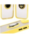 Kup Bizon Case Hybrid Ring Apple iPhone 16 Pro Max fumuriu cu un cadru galben - BIZ7086 - {ean13} - Sklep Home Screen