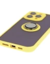 Kup Bizon Case Hybrid Ring Apple iPhone 16 Pro Max fumuriu cu un cadru galben - BIZ7086 - {ean13} - Sklep Home Screen