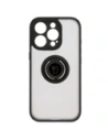 Kup Etui s úchopem na prst Bizon Case Hybrid Ring pro Apple iPhone 16 Pro kouřové s černým rámečkem - BIZ7088 - {ean13} - Sklep Home Screen