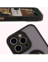 Buy Bizon Case Hybrid Ring Apple iPhone 16 Pro smoky with a black frame - BIZ7088 - {ean13} - Home Screen Store Europe