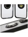 Buy Bizon Case Hybrid Ring Apple iPhone 16 Pro smoky with a black frame - BIZ7088 - {ean13} - Home Screen Store Europe