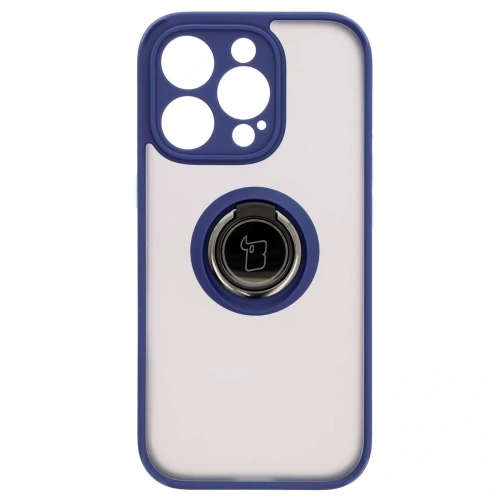 Kup Bizon Case Hybrid Ring Apple iPhone 16 Pro füstös színű, sötétkék kerettel - BIZ7090 - {ean13} - Sklep Home Screen