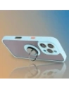 Kup Etui s úchopem na prst Bizon Case Hybrid Ring pro Apple iPhone 16 Pro kouřové s jasně modrým rámečkem - BIZ7091 - {ean13} - Sklep Home Screen