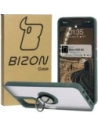 Kup Etui z uchwytem na palec Bizon Case Hybrid Ring do Motorola Moto G35 5G zakouřené s tmavě zeleným rámečkem - BIZ7093 - {ean13} - Sklep Home Screen
