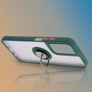 Kup Bizon Case Hybrid Ring Motorola Moto G35 5G rauchig mit einem dunkelgrünen Rahmen - BIZ7093 - {ean13} - Sklep Home Screen