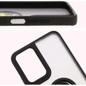 Buy Bizon Case Hybrid Ring Motorola Moto G35 5G smoky with a black frame - BIZ7094 - {ean13} - Home Screen Store Europe