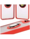 Kup Bizon Case Hybrid Gyűrű Motorola Moto G35 5G füstös piros kerettel - BIZ7095 - {ean13} - Sklep Home Screen