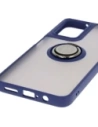 Kup Bizon Case Hybrid Ring Motorola Moto G35 5G fumuriu cu un cadru albastru închis - BIZ7096 - {ean13} - Sklep Home Screen