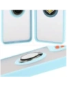 Kup Bizon Case Hybrid Ring Motorola Moto G35 5G fumuriu cu un cadru albastru deschis - BIZ7097 - {ean13} - Sklep Home Screen