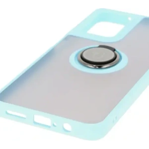 Kup Bizon Case Hybrid Ring Motorola Moto G35 5G füstös színben, világoskék kerettel - BIZ7097 - {ean13} - Sklep Home Screen
