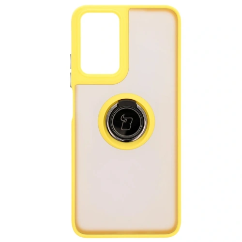 Kup Culoare hibridă Bizon Ring Motorola Moto G35 5G fumurie cu un cadru galben - BIZ7098 - {ean13} - Sklep Home Screen