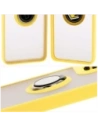Kup Culoare hibridă Bizon Ring Motorola Moto G35 5G fumurie cu un cadru galben - BIZ7098 - {ean13} - Sklep Home Screen