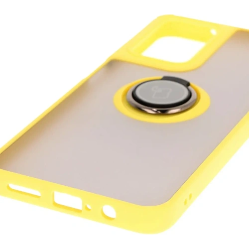 Kup Culoare hibridă Bizon Ring Motorola Moto G35 5G fumurie cu un cadru galben - BIZ7098 - {ean13} - Sklep Home Screen