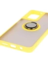 Kup Culoare hibridă Bizon Ring Motorola Moto G35 5G fumurie cu un cadru galben - BIZ7098 - {ean13} - Sklep Home Screen