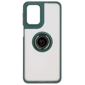 Kup Bizon Case Hybrid Ring Motorola Moto G55 5G fumuriu cu un cadru verde închis - BIZ7099 - {ean13} - Sklep Home Screen