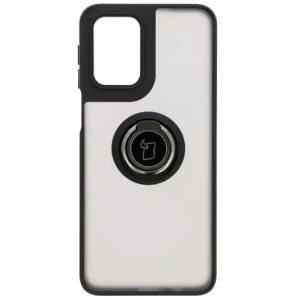 Kup Etui z uchwytem na palec Bizon Case Hybrid Ring do Motorola Moto G55 5G przydymione z czarną ramką - BIZ7100 - {ean13} - Sklep Home Screen