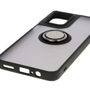 Kup Etui z uchwytem na palec Bizon Case Hybrid Ring do Motorola Moto G55 5G przydymione z czarną ramką - BIZ7100 - {ean13} - Sklep Home Screen