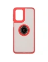Buy Bizon Case Hybrid Ring Motorola Moto G55 5G smoky with a red frame - BIZ7101 - {ean13} - Home Screen Store Europe
