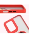 Buy Bizon Case Hybrid Ring Motorola Moto G55 5G smoky with a red frame - BIZ7101 - {ean13} - Home Screen Store Europe