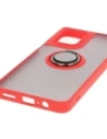 Buy Bizon Case Hybrid Ring Motorola Moto G55 5G smoky with a red frame - BIZ7101 - {ean13} - Home Screen Store Europe