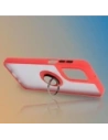 Buy Bizon Case Hybrid Ring Motorola Moto G55 5G smoky with a red frame - BIZ7101 - {ean13} - Home Screen Store Europe