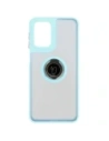 Kup Bizon Case Hybrid Ring Motorola Moto G55 5G fumuriu cu un cadru bleu deschis - BIZ7103 - {ean13} - Sklep Home Screen