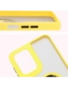 Buy Bizon Case Hybrid Ring Motorola Moto G55 5G smoky with a yellow frame - BIZ7104 - {ean13} - Home Screen Store Europe