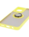 Buy Bizon Case Hybrid Ring Motorola Moto G55 5G smoky with a yellow frame - BIZ7104 - {ean13} - Home Screen Store Europe