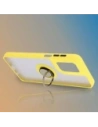 Buy Bizon Case Hybrid Ring Motorola Moto G55 5G smoky with a yellow frame - BIZ7104 - {ean13} - Home Screen Store Europe