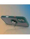 Kup Bizon Case Hybrid Ring Apple iPhone 16 Plus rauchig mit einem dunkelgrünen Rahmen - BIZ7105 - {ean13} - Sklep Home Screen