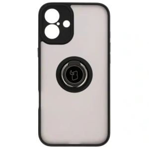 Kup Bizon Case Hybrid Ring Apple iPhone 16 Plus fumuriu cu un cadru negru - BIZ7106 - {ean13} - Sklep Home Screen