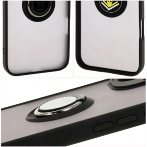 Kup Bizon Case Hybrid Ring Apple iPhone 16 Plus fumuriu cu un cadru negru - BIZ7106 - {ean13} - Sklep Home Screen