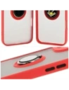 Buy Bizon Case Hybrid Ring Apple iPhone 16 Plus smoky with a red frame - BIZ7107 - {ean13} - Home Screen Store Europe