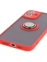 Buy Bizon Case Hybrid Ring Apple iPhone 16 Plus smoky with a red frame - BIZ7107 - {ean13} - Home Screen Store Europe