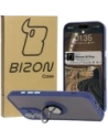 Kup Bizon Case Hybrid Ring Apple iPhone 16 Plus füstös színben, tengerészkék kerettel - BIZ7108 - {ean13} - Sklep Home Screen