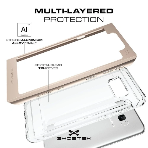 Buy Ghostek Cloak 2 Samsung Galaxy S8 Plus Silver + Screen Protector - GHO057SLV - {ean13} - Home Screen Store Europe