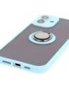 Kup Bizon Case Hybrid Ring Apple iPhone 16 Plus fumuriu cu un cadru de culoare albastru deschis - BIZ7109 - {ean13} - Sklep Home Screen