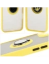 Kup Etui z uchwytem na palec Bizon Case Hybrid Ring do Apple iPhone 16 Plus zakouřené se žlutým rámečkem - BIZ7110 - {ean13} - Sklep Home Screen