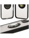 Kup Bizon Case Hybrid Ring Apple iPhone 16 fumuriu cu un cadru negru - BIZ7112 - {ean13} - Sklep Home Screen