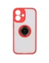 Kup Bizon Case Hybrid Ring Apple iPhone 16 fumuriu cu un cadru roșu - BIZ7113 - {ean13} - Sklep Home Screen