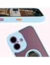 Buy Bizon Case Hybrid Ring Apple iPhone 16 smoky with a light blue frame - BIZ7115 - {ean13} - Home Screen Store Europe