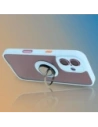 Kup Etui s úchopem na prst Bizon Case Hybrid Ring pro Apple iPhone 16 kouřové s jasně modrým rámečkem - BIZ7115 - {ean13} - Sklep Home Screen