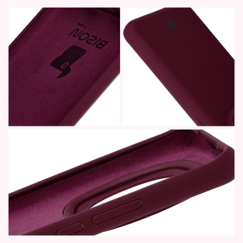 Kup Silikonowe etui Bizon Soft Case do Honor Magic6 Pro ciemnofioletowe - BIZ7117 - {ean13} - Sklep Home Screen