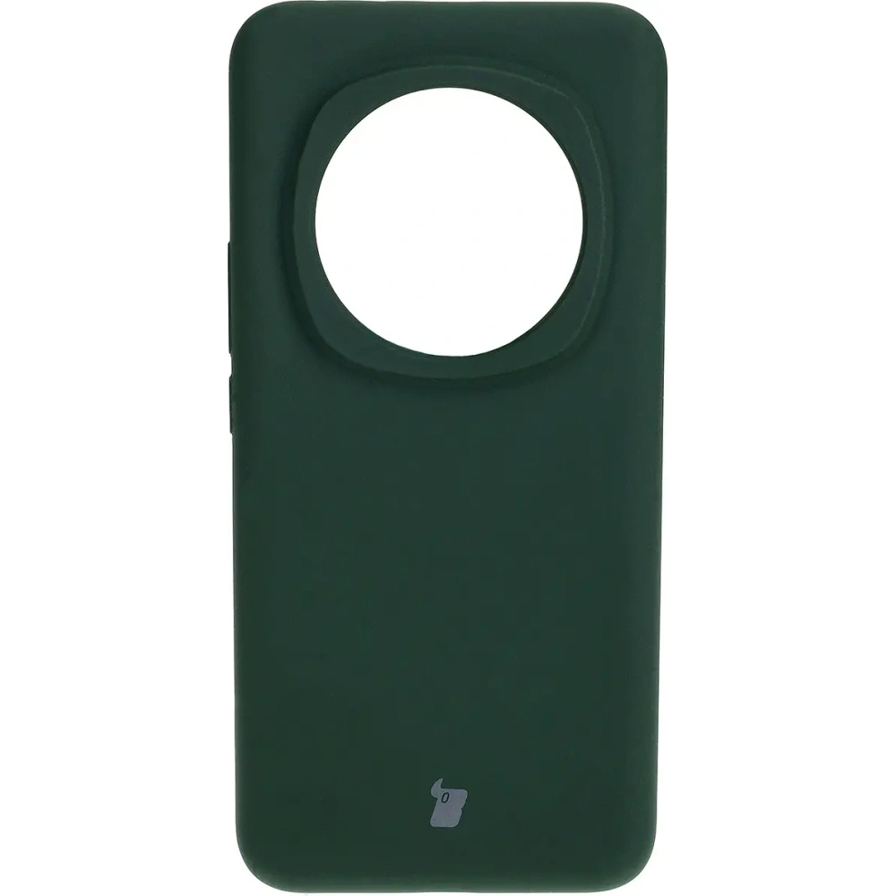 Silikonowe etui Bizon Soft Case do Honor Magic6 Pro ciemnozielone