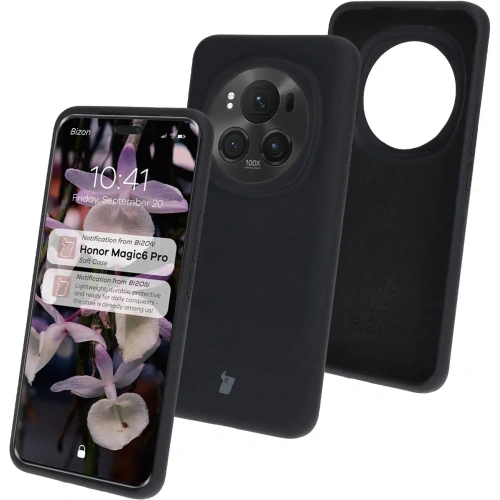 Kup Silikonový obal Bizon Soft Case pro Honor Magic6 Pro černý - BIZ7119 - {ean13} - Sklep Home Screen