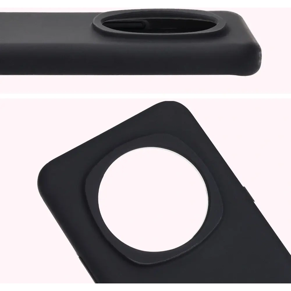 Silikonowe etui Bizon Soft Case do Honor Magic6 Pro czarne