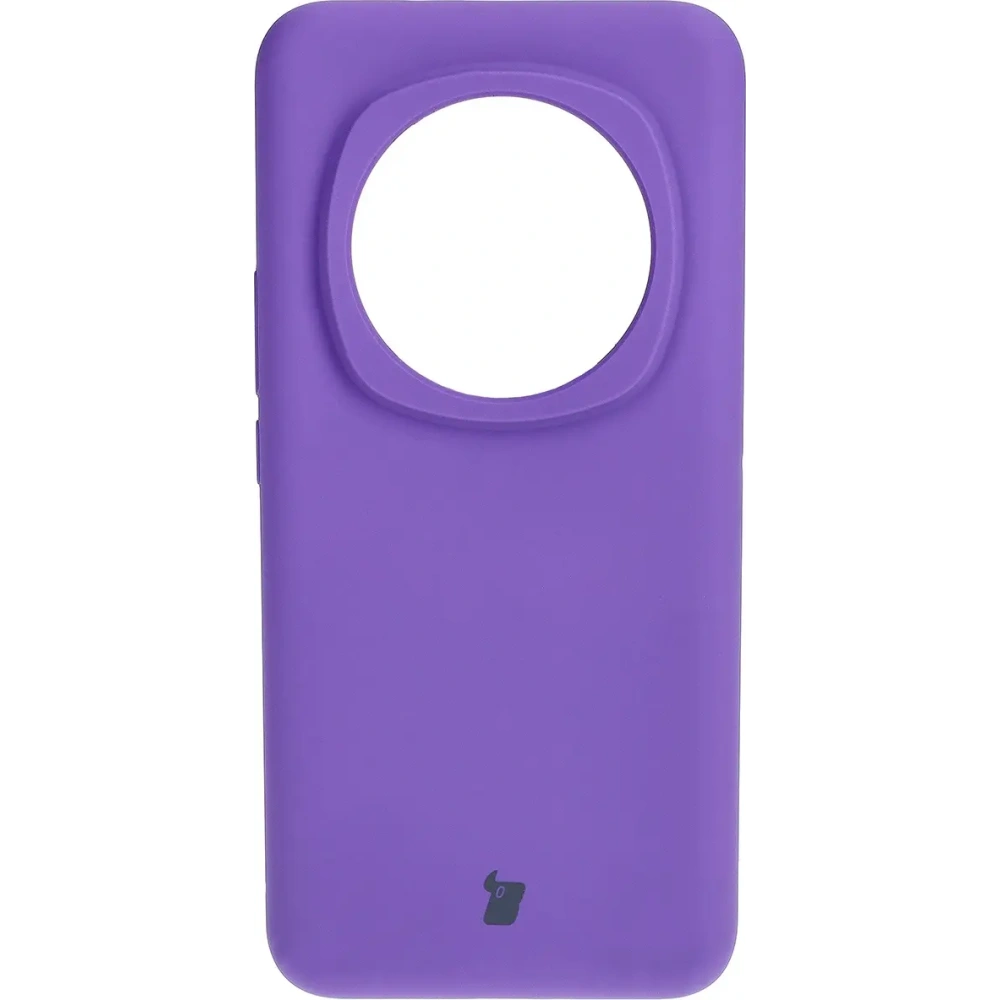 Silikonowe etui Bizon Soft Case do Honor Magic6 Pro fioletowe